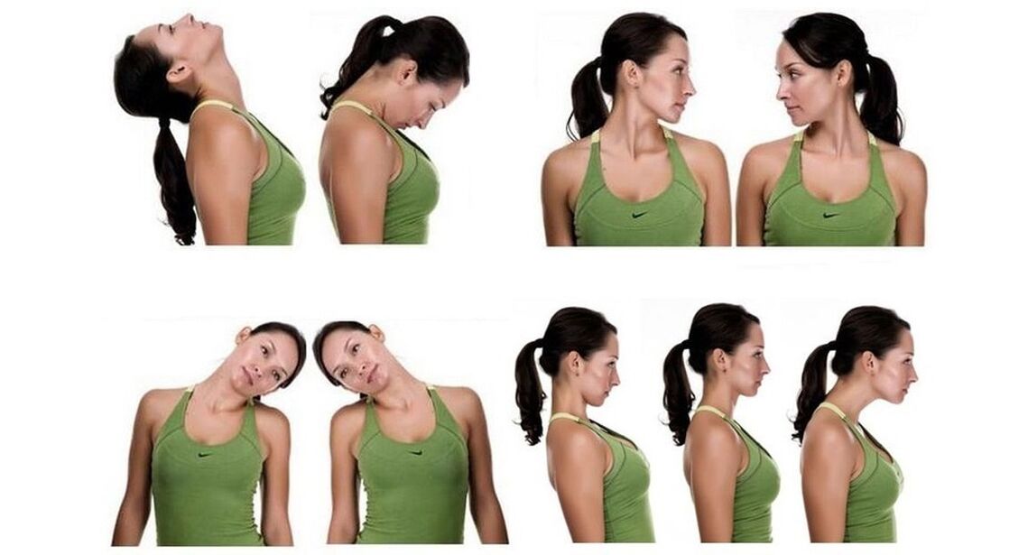 neck exercises with osteochondrosis example 1