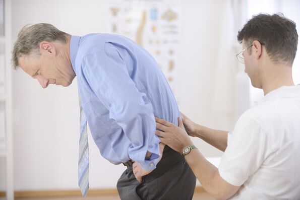 In case of back pain in the lumbar region, it is necessary to go to a doctor for diagnosis