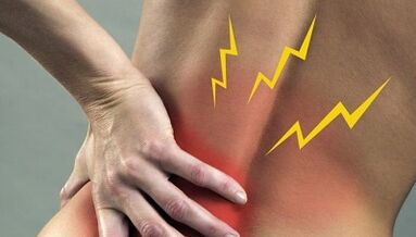 Pain for lumbar osteochondrosis
